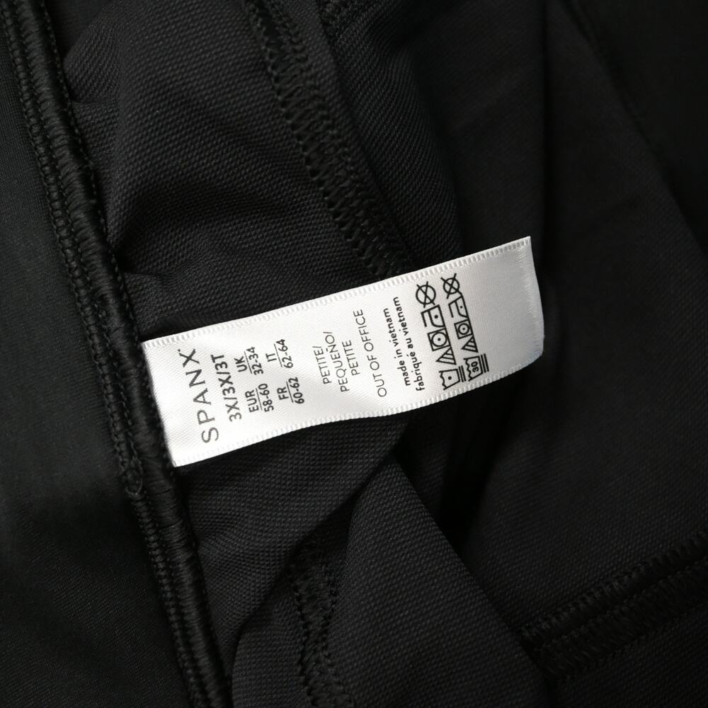 Spanx Very Black Petite Out Of Office Trousers Size 3x 50678Q - Picture 4 of 10